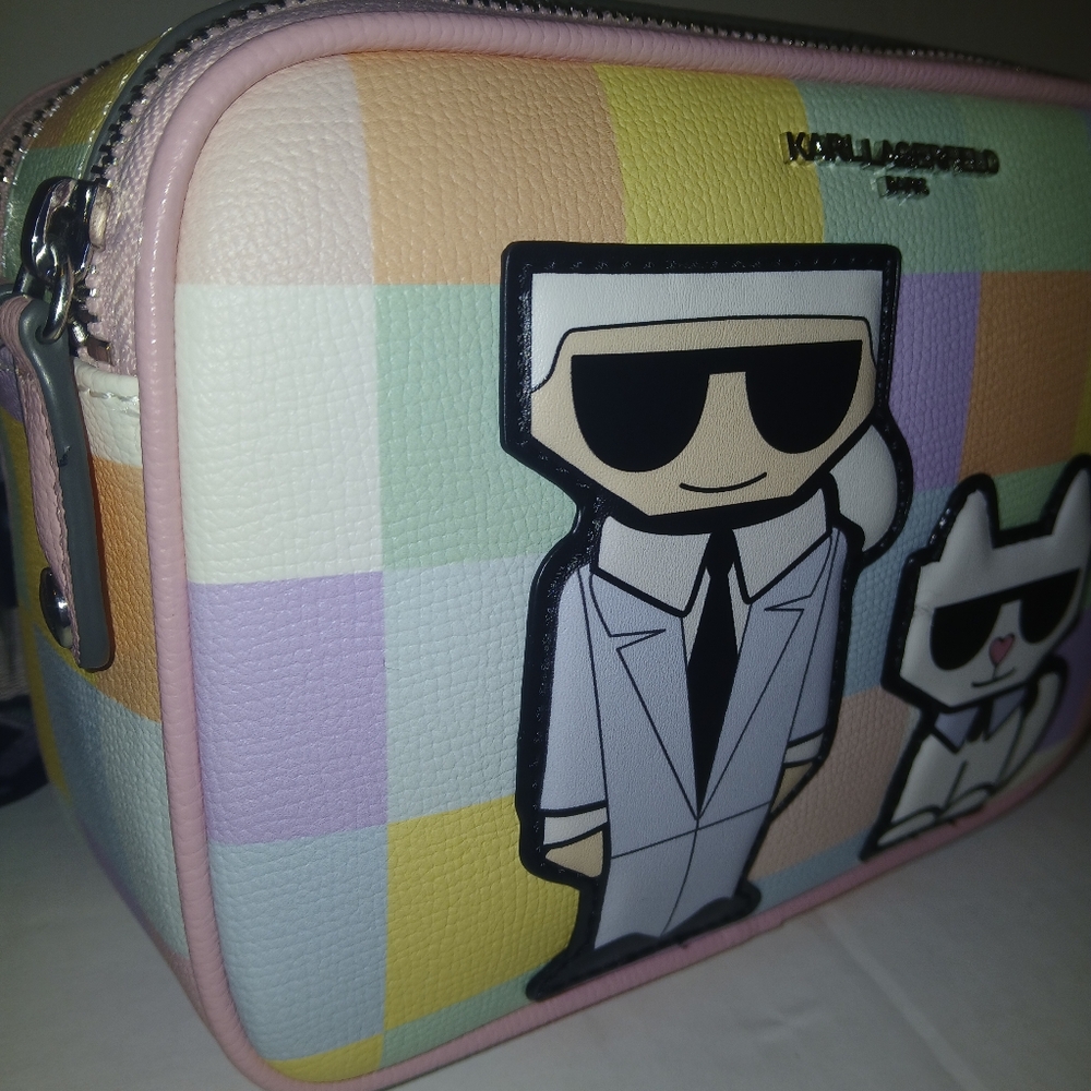 🚨SALE AUG 1-4🚨Karl Lagerfeld Maybelle Camera Bag & Mini Zip Pouch - Picture 6 of 14